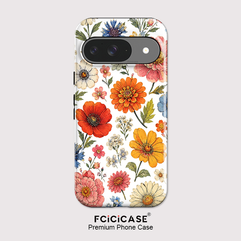Google Pixel 9 Pro - Fcicicase 무광 아크릴 폰 케이스 (구글