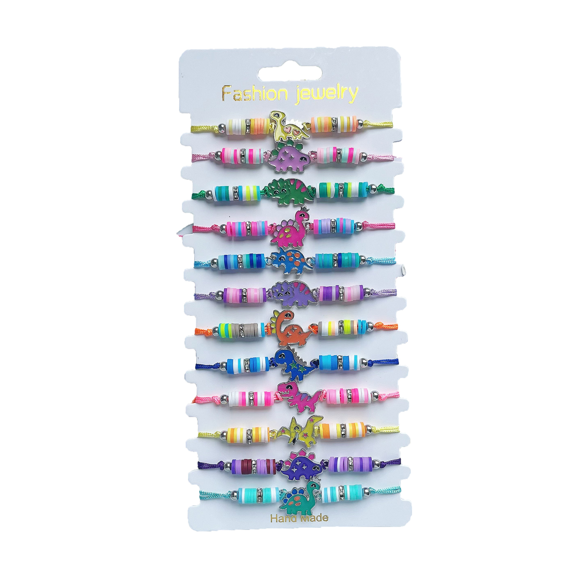 12Pcs 보헤미안 스타일 다채로운 부드러운 세라믹 공 - Ceramic Link Bracelet 리뷰 및 가격