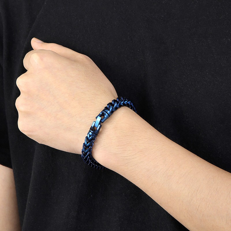 레인보우 팔찌 남성용 힙합 헤링본 체인 팔찌, 록 31 - Ceramic Link Bracelet 리뷰 및 가격