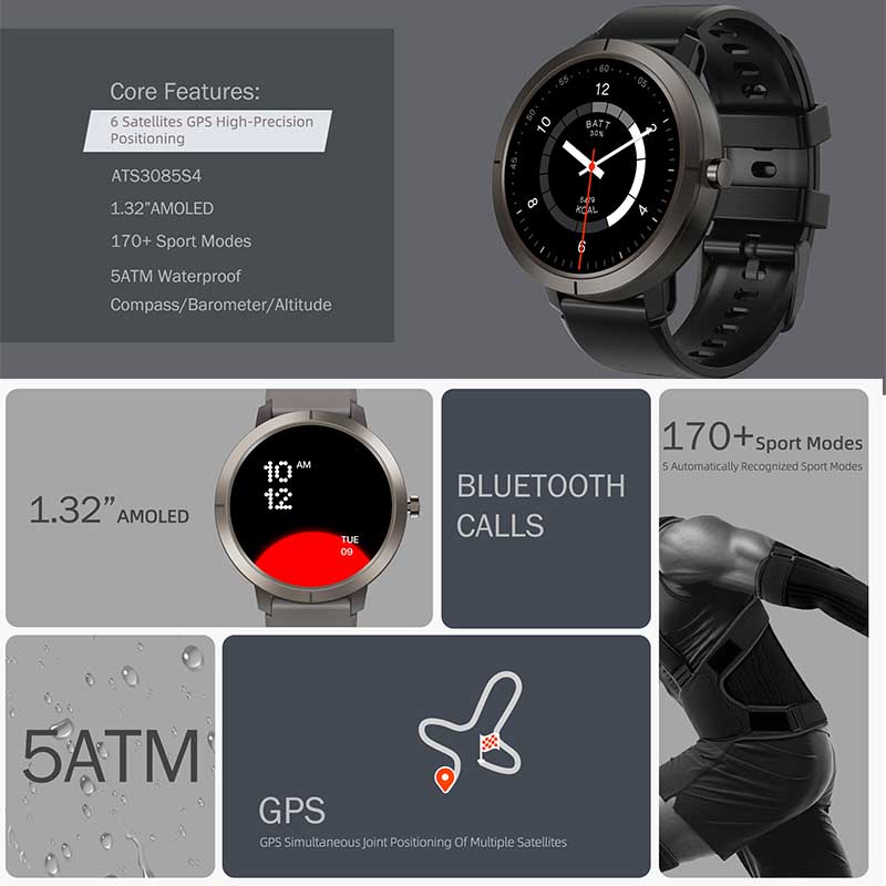 2026 GPS 스마트워치 AMOLED 1.32 HD  - Smartwatch Face 리뷰 및 가격