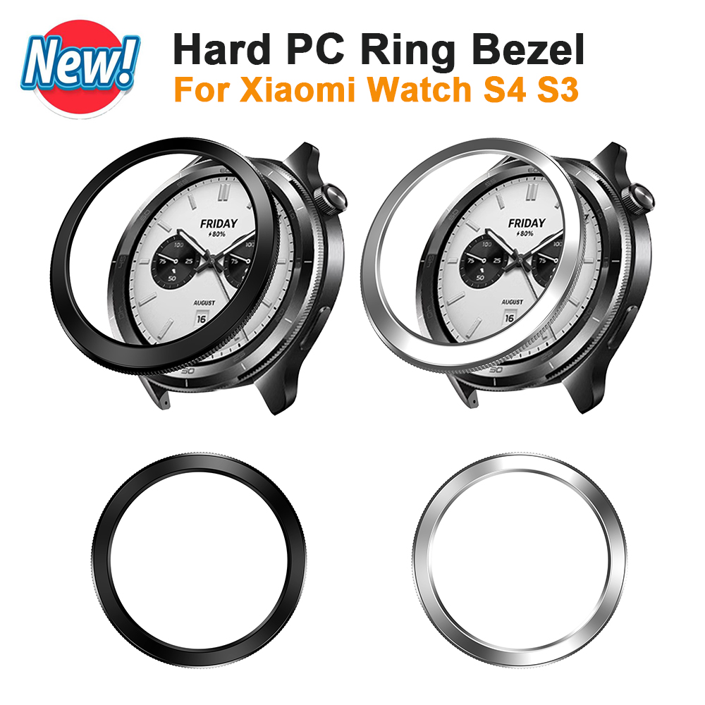 샤오미 워치 S4 스마트워치용 PC 링 베젤, 샤오미  - Xiaomi Smartwatch S3 Accessories 리뷰 및 가격