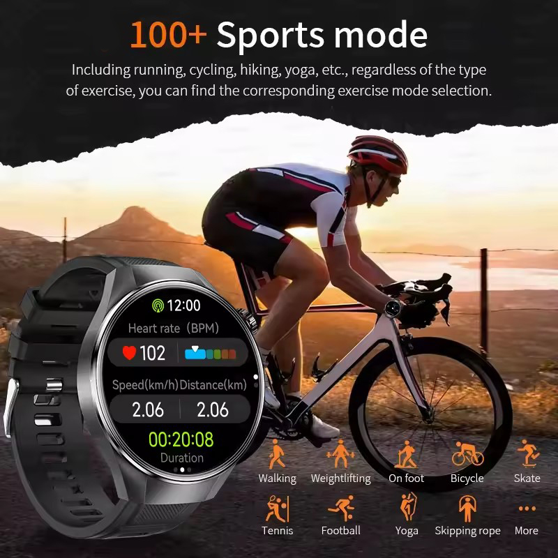 새로운 업그레이드된 오리지널 시계 G5 PLUS 스마트 - Smartwatch Face 리뷰 및 가격