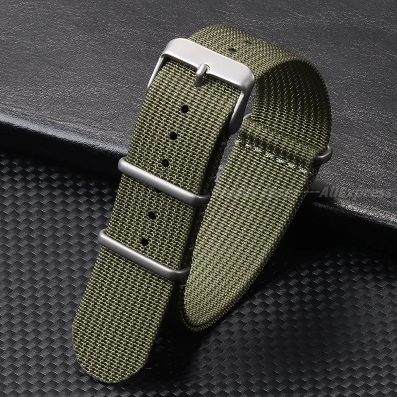 늑골이있는 나일론 시계 스트랩 18mm 20mm 22m - Nylon Nato Strap 리뷰 및 가격