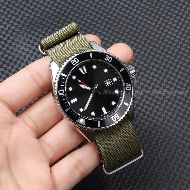 늑골이있는 나일론 시계 스트랩 18mm 20mm 22m - Nylon Nato Strap 리뷰 및 가격