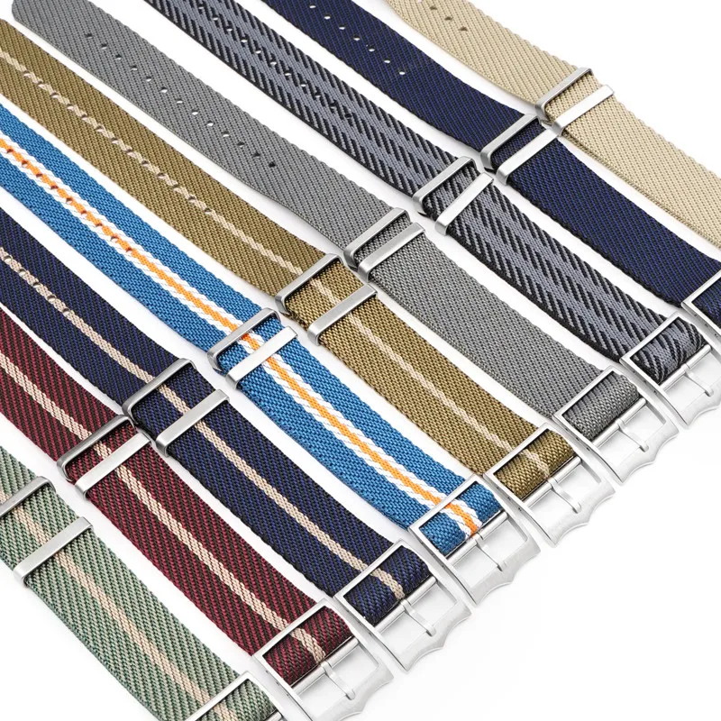 20mm 22mm 직조 캔버스 나일론 스트랩 남자 군사 - Nylon Nato Strap 리뷰 및 가격