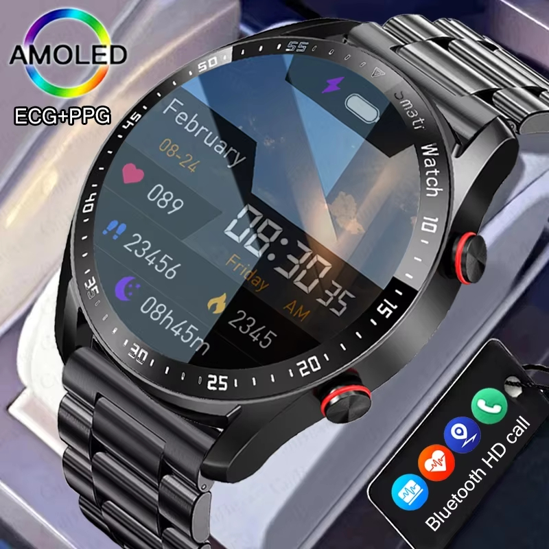 스포츠 스마트워치 남녀공용 HD 화면 ECG+PPG 블 - Smartwatch Face 리뷰 및 가격