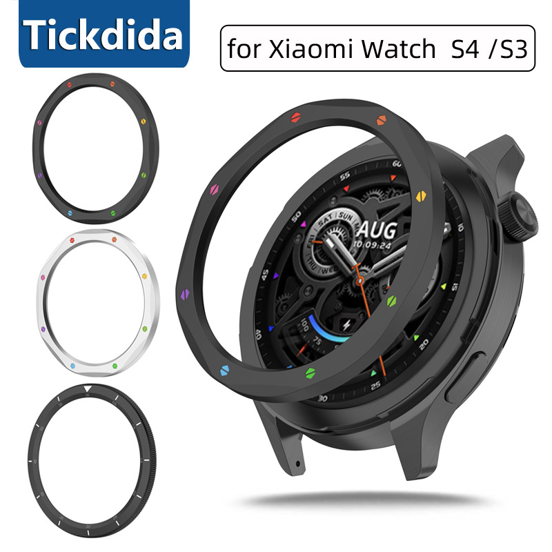 Xiaomi 시계 S4 S3 보호대 용 금속 베젤 링  - Xiaomi Smartwatch Accessories 리뷰 및 가격