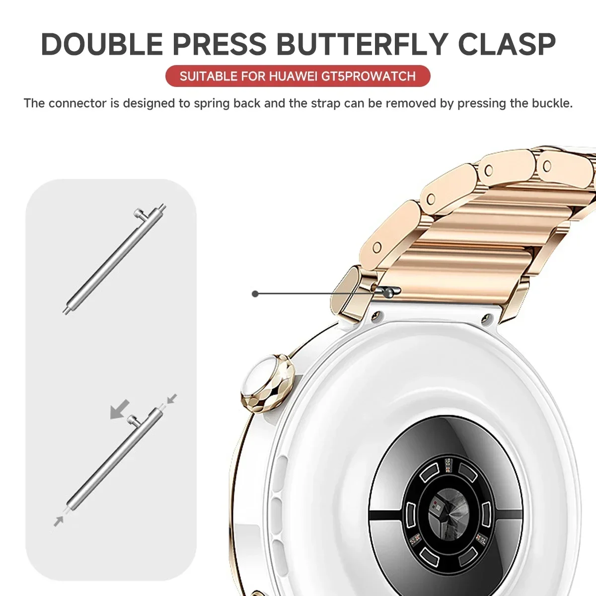 화웨이 워치 GT5 Pro 42mm/GT5/GT4/GT - Ceramic Link Bracelet 리뷰 및 가격